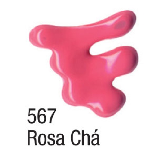 Tinta Dimensional Brilhante ACRILEX Relevo 3D Rosa 567 35ml