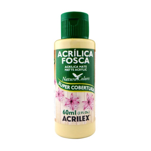 Tinta Acrílica Fosca ACRILEX Nature COLORS Ocre 904 60ml