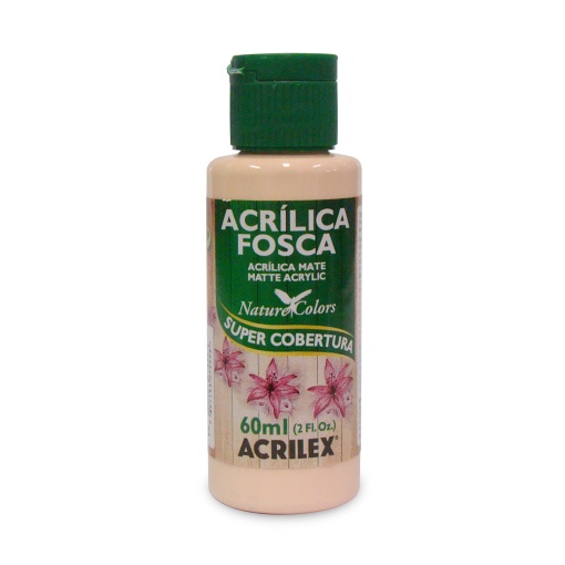 Tinta Acrílica Fosca ACRILEX Nature COLORS Salmão Bebé 812 60ml