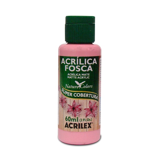 Tinta Acrílica Fosca ACRILEX Nature COLORS Rosa Primavera 910 60ml