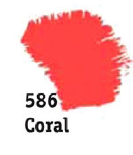 Tinta acrílica fosca ACRILEX Nature COLORS coral 586 60ml