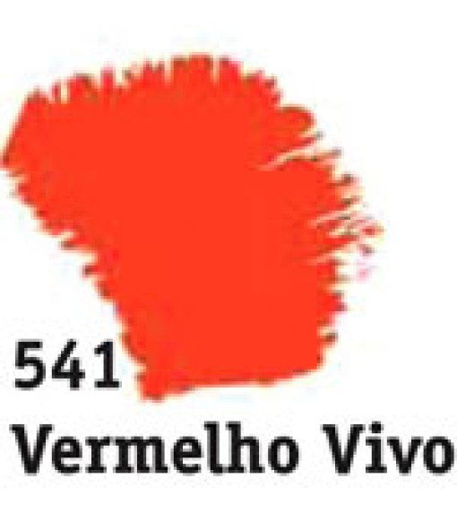 Tinta acrílica fosca ACRILEX Nature COLORS vermelho vivo 541 60ml