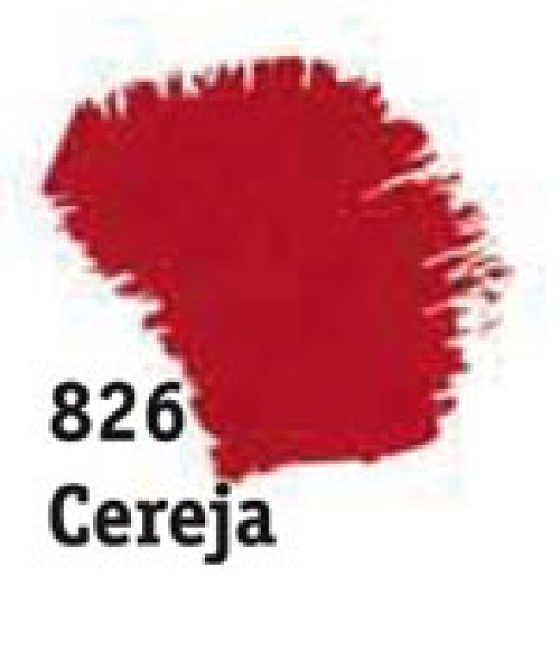 Tinta acrílica fosca ACRILEX Nature COLORS cereja 826 60ml