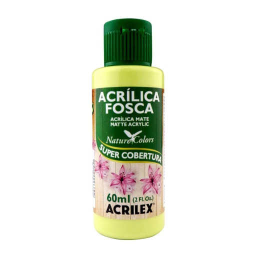 Tinta Acrílica Fosca ACRILEX Nature COLORS Verde Alecrim 898 60ml