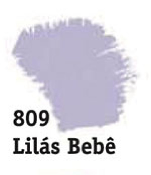Tinta acrílica fosca ACRILEX Nature COLORS lilás bebé 809 60ml