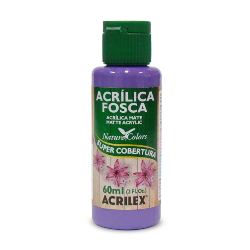 Tinta Acrílica Fosca ACRILEX Nature COLORS Violeta 516 60ml