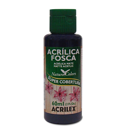 Tinta Acrílica Fosca ACRILEX Nature COLORS Violeta Cobalto 540 60ml