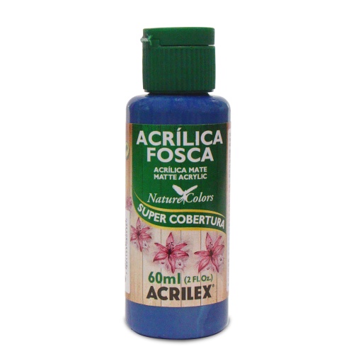 Tinta Acrílica Fosca ACRILEX Nature COLORS Azul Turquesa 501 60ml