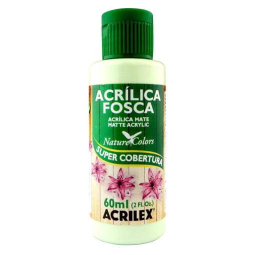 Tinta Acrílica Fosca ACRILEX Nature COLORS Verde Primavera 820 60ml