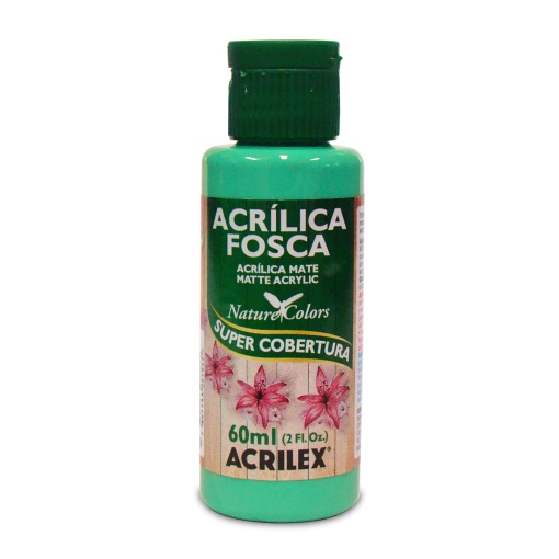 Tinta Acrílica Fosca ACRILEX Nature COLORS Turquesa 577 60ml