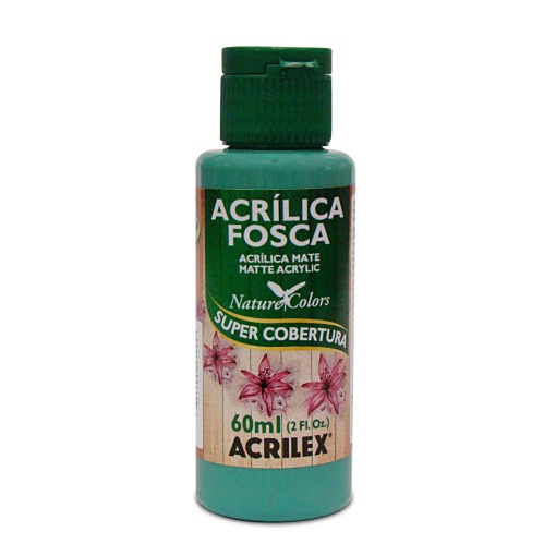 Tinta Acrílica Fosca ACRILEX Nature COLORS Verde Country 822 60ml