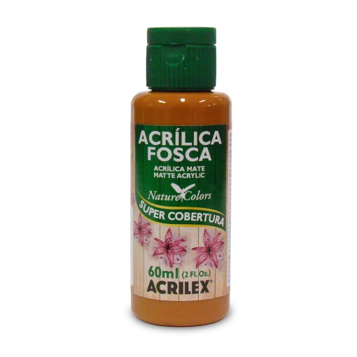 Tinta Acrílica Fosca ACRILEX Nature COLORS Siena Natural 539 60ml