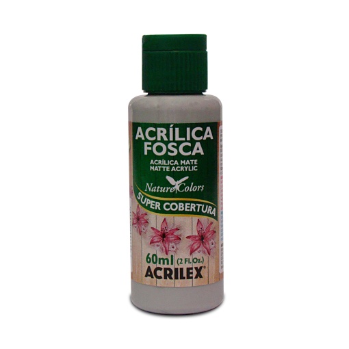 Tinta Acrílica Fosca ACRILEX Nature COLORS Cinza 933 60ml