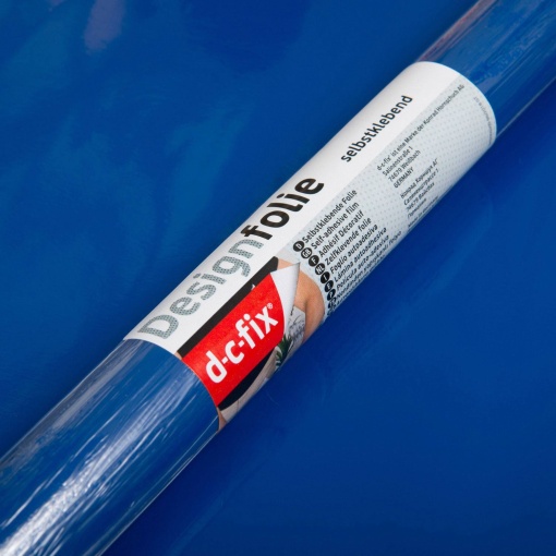 Película Adesiva D-C-FIX LISO Brilhante 45cmx2m Azul 346-0162