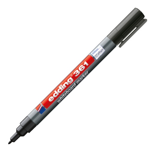 Marcador para quadro branco EDDING 361 1mm preto