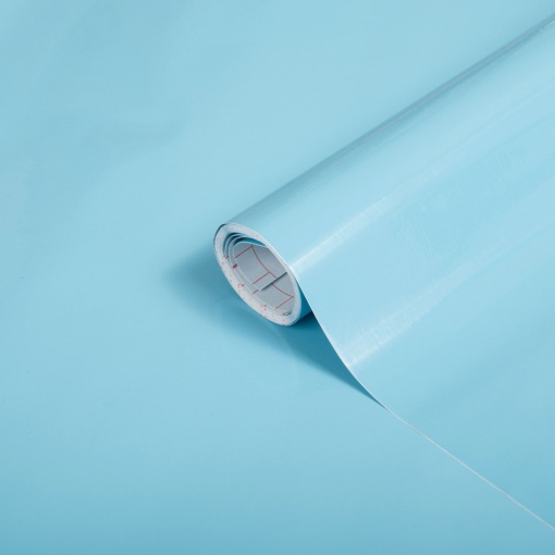 Película Adesiva D-C-FIX LISO Brilhante 45cmx2m Azul Claro 346-0506