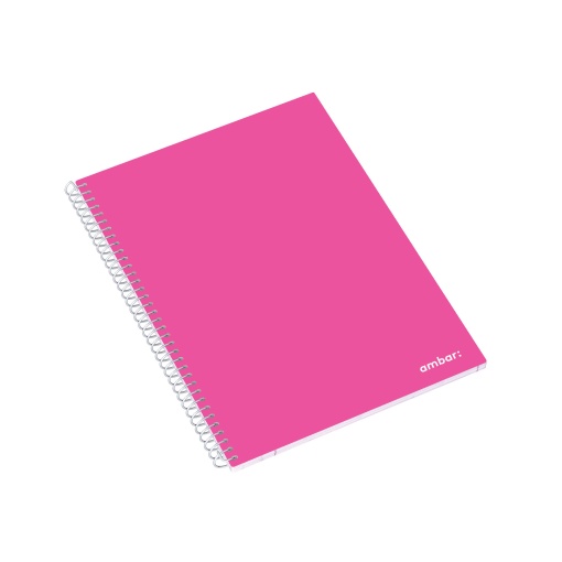 Caderno A5 Espiral AMBAR School Pautado 80 folhas 70g Sortido
