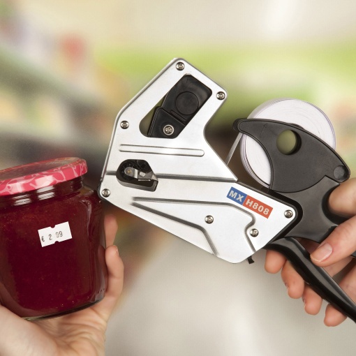 Permanent labeling machine labels APLI 21x12mm white 6 rolls - 1000 units