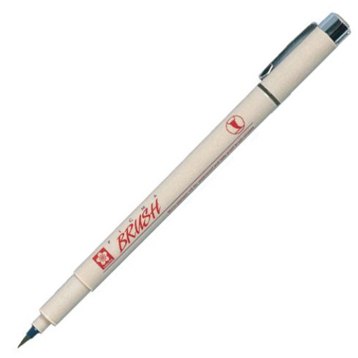 Brush Pen SAKURA Pigma Preto