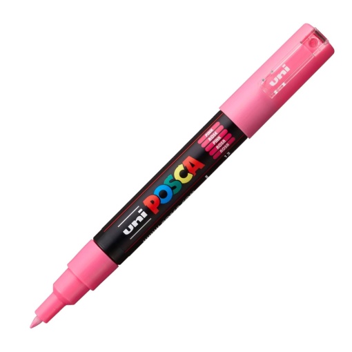 Marcador UNI Posca Pc-1m extra fino 0,7mm rosa 13