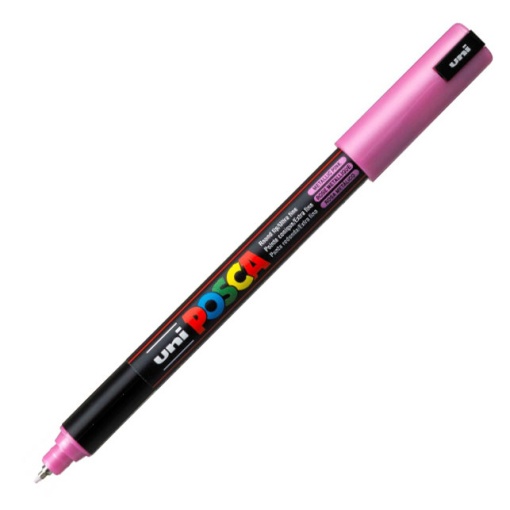 Marcador UNI Posca Pc-1mr extra fino 0,7mm rosa metálico 13