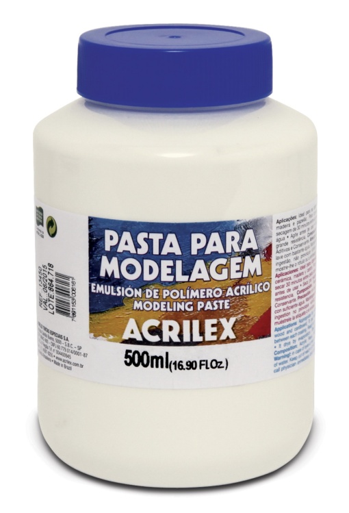 Pasta de Modelar Acrílica ACRILEX 500ml