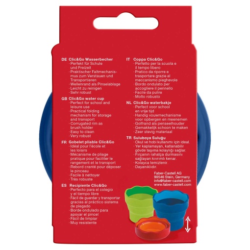Copo para lavar pincéis FABER-CASTELL sortido