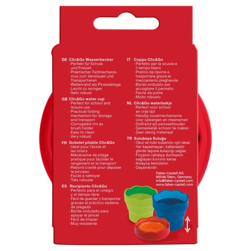 Copo para lavar pincéis FABER-CASTELL sortido