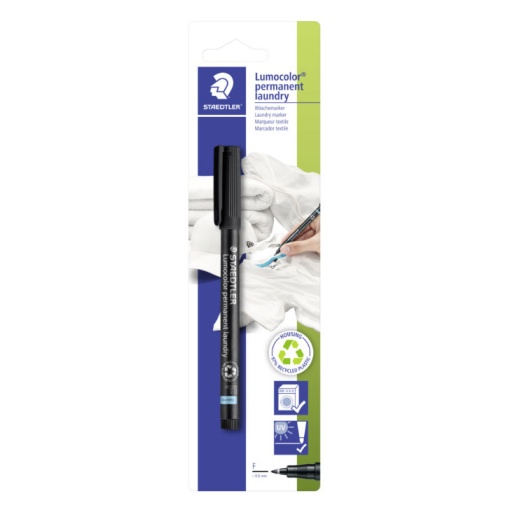 Marcador para tecido STAEDTLER Lumocolor Laundry 319 LM fino preto