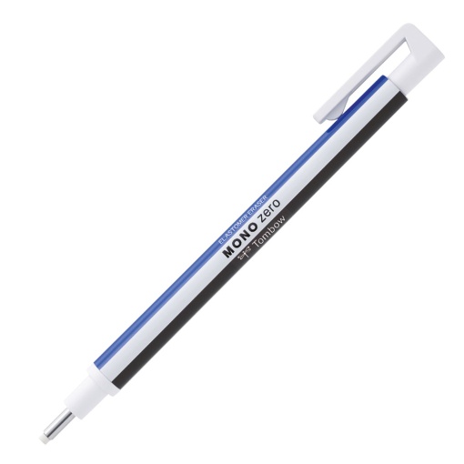 Borracha Tipo Caneta TOMBOW Mono Zero Ponta Redonda 2,3mm Corpo Branco