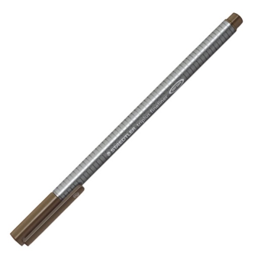 Fineliner STAEDTLER Triplus 334 0,3mm Castanho Sépia 77