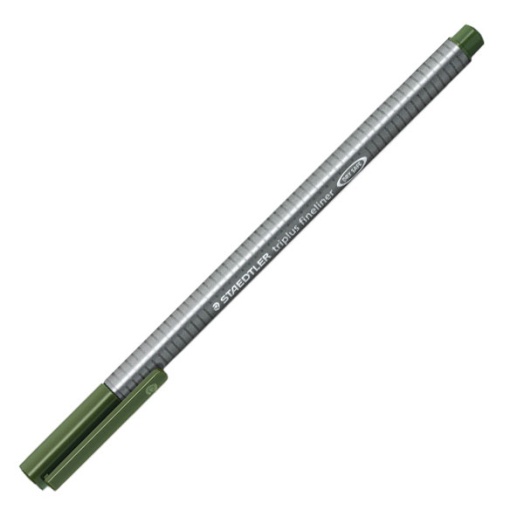 Fineliner STAEDTLER Triplus 334 0,3mm Verde Escuro 55