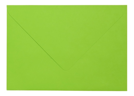 Envelope Arco-íris SIMPLY B6 120x176mm Verde Limão com 10