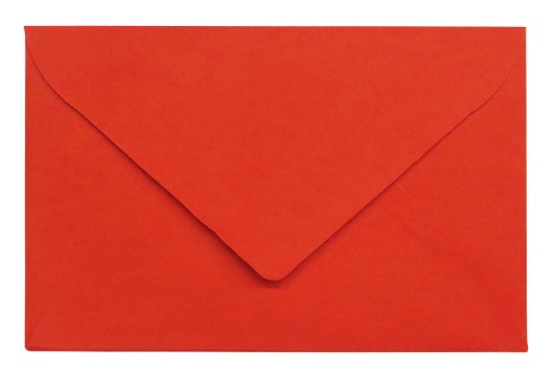 Envelope Arco-íris SIMPLY 90x137mm Vermelho com 10