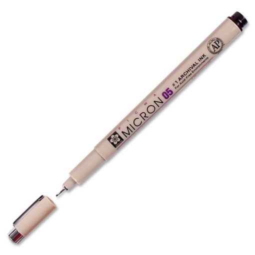 Fineliner SAKURA Pigma Micron 05 0,45mm Preto