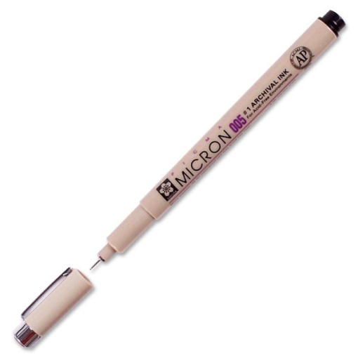 Fineliner SAKURA Pigma Micron 005 0,20mm Preto