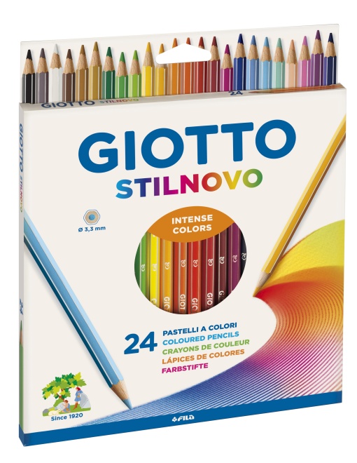 Lápis de Cor GIOTTO Stilnovo com 24