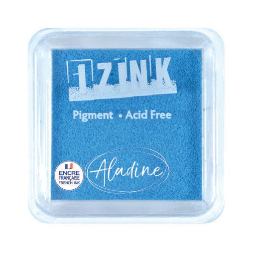 Almofada de Carimbo ALADINE Izink Azul Céu 5x5cm