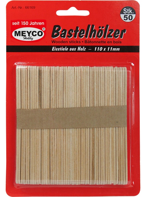 Espátula de Madeira MEYCO 110x11mm com 50