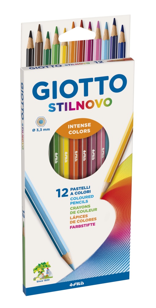 Lápis de Cor GIOTTO Stilnovo caixa com 12