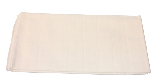 Fralda Dupla Lusa branco 70x70 100% algodão