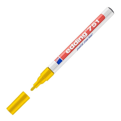 Marcador EDDING 751 1-2mm amarelo