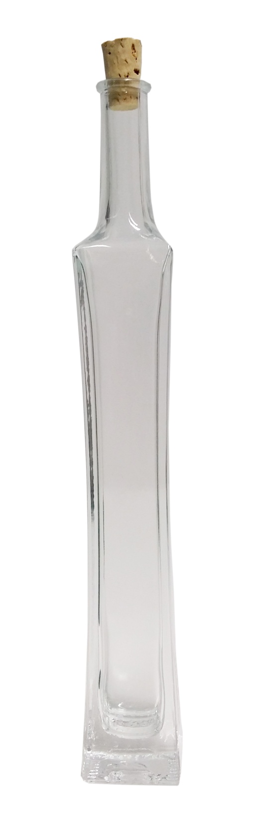 Garrafa de Vidro esmeralda 100ml com rolha
