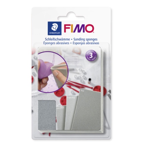 ESPONJA DE POLIMENTO (3 UN) FIMO 8700 08