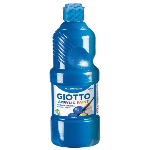 Tinta Acrílica GIOTTO Paint Azul Cyan 500ml