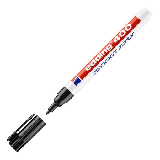 Marcador permanente EDDING 400 1mm preto 01