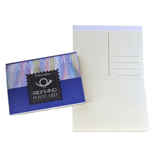 Papel Aguarela FABRIANO Postal 10,5x14,8cm 300g 20 folhas