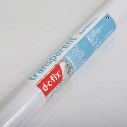 Película Adesiva D-C-FIX Transparente Brilhante 45cmx2m 100mc 346-0013
