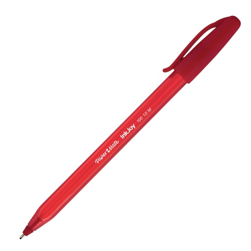 Esferográfica Paper Mate Inkjoy 100 Cap Vermelho