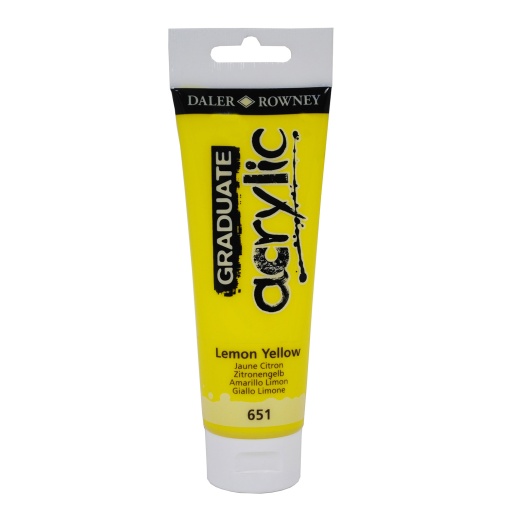 Tinta acrílica DALER-ROWNEY Graduate amarelo 123120651 120ml